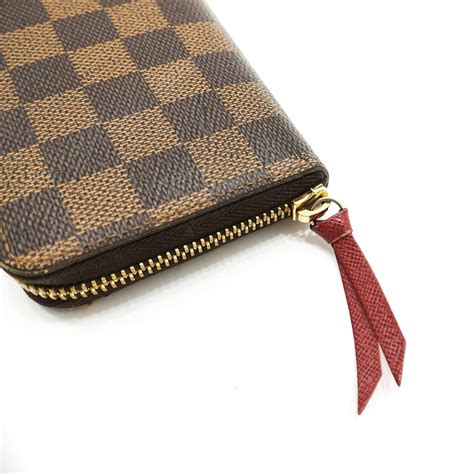 lv clemence wallet damier ebene